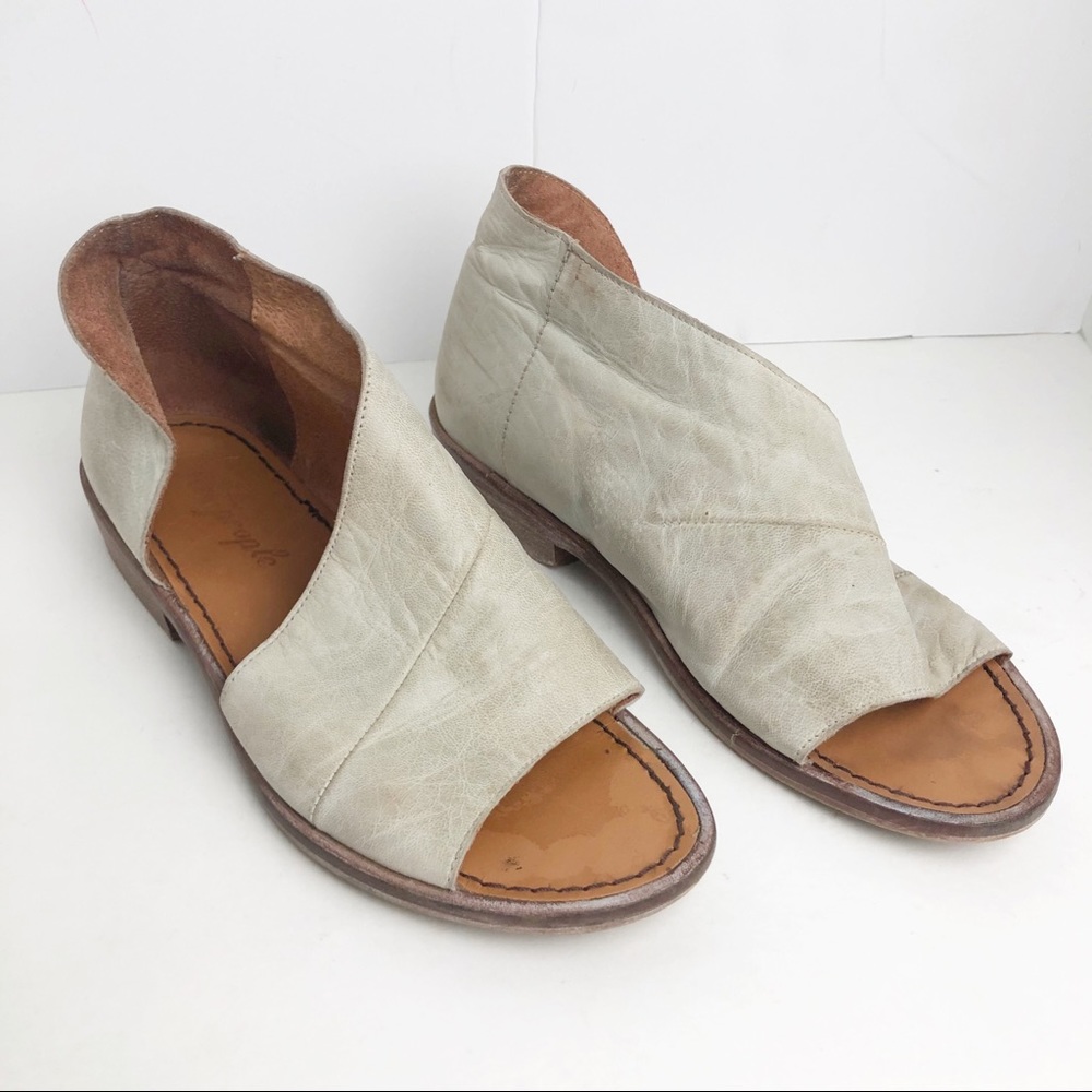 Free people Mont Blanc dorsay slip on sandals